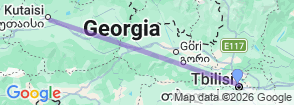 Kutaisi Tour from Tbilisi – UNESCO Heritage & Natural Wonders Map
