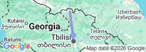 Stepantsminda (Kazbegi) Adventure Tour Map