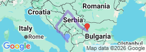 Discover the Balkans: A 9-Day, 6-Country Adventure (From Albania- Bulgaria) Map