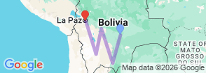 11 Days wine and local drink tasting in Bolivia Map