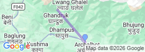 Annapurna Base Camp with Helicopter tour Map
