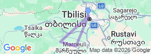 Dashbashi Canyon, Kojori & Samshvilde Tour from Tbilisi – Lower Kartli Adventure Map