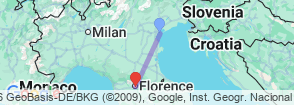 A Day in Florence: Round trip train ticket from Venice & Florence Hop On Hop Off Map