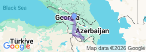 14 Day Georgia & Armenia Tour – Caucasus Multi-Country Adventure from Tbilisi Map