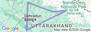 Char dham Yatra Map