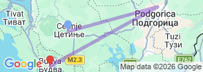 Cetinje Montenegro Royal Heritage Tour Experience Map