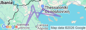 Treasures of Northern Greece - Full Program 8 Days/ 7 Nights Map