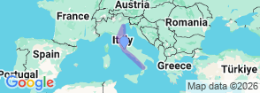 A week in Italy Map