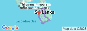 Grand Tour Sri Lanka Map