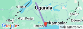 3 days  Safari to Ziwa and Murchison Falls Map