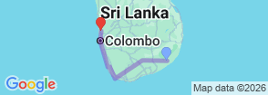 Into the Wild: A Luxury Sri Lankan Jungle Safari Map