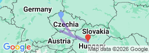 Private Central Europe Tour: Prague, Vienna & Budapest in 7 Days Map
