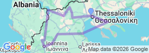 A Journey of the Senses 8 Days/ 7 Nights Map