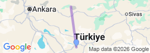Daily Hattusa & Yazılıkaya Tour From Cappadocia Map