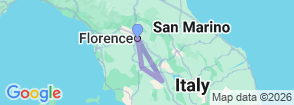 The Pearls of Tuscany Map