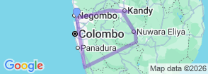 The Sri Lankan Experience –07Days Map