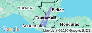6 days Guatemala: Mayan history, living culture, and unforgetttable landscapes Map