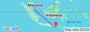 Singapore Bali Tour 9 Day City and Island Experience Map