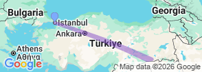 3 Day Private Mardin, Midyat & Mesopotamia Heritage Tour from Istanbul with Flights Map