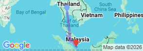 Southeast Asia Discovery: Bangkok, Malaysia & Singapore (11D10N) Map