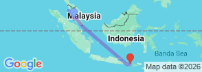 Peninsulas to Paradise: Malaysia, Singapore & Bali Journey (15D14N) Map