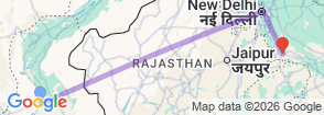 Hyderabad to Agra & Delhi 2 Days Taj Mahal Tour – Private Sightseeing Package Map