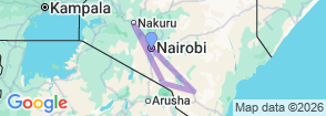5 DAYS NAKURU, AMBOSELI & TSAVO SAFARI Map