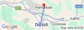 Daily Pamukkale & Laodicea Tour from Denizli Map