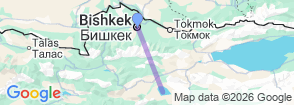 Horse riding tour 3 days Son Kul Lake Map