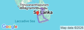 Solo Travel in Sri Lanka Map