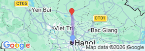 ITA Travel - Vietnam Optional Tour - Conquer Nang River and Ba Be Lake Map