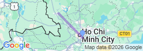 ITA Travel - Vietnam Optional Tour - Hochiminh - Cuchi - Tay Ninh 1 day tour Map