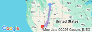 WOW National Parks Luxury Coach Tour 7 Days 6 Nights | Guaranteed Departures Map