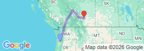 Canadian Rockies Luxury Coach Tour 8 Days 7 Nights | Guaranteed Departures Map