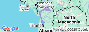 NORTH ALBANIA EXPERIENCE – 7 NIGHTS / 8 DAYS Map