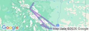 Mighty Canadian Rockies Luxury Coach Tour 6 Days 5 Nights | Guaranteed Departures Map