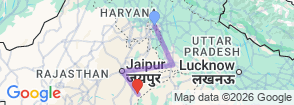 6 Day Delhi Agra Jaipur Tour with Ranthambore National Park Map