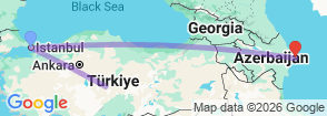 8 Days Turkey & Azerbaijan Tour Package for Indian Travellers Map