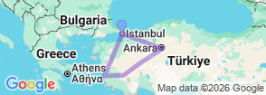 11 Days Healthy Thermal Wellness Turkey Tour Map