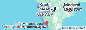 Southern India Highlights & Coastal Experience Map