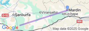 Daily Harran Tour from Mardin Map