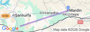 Daily Harran Tour from Mardin Map