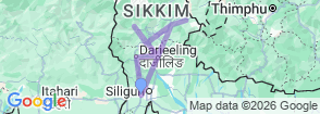 Sikkim Darjeeling Gangtok Tour Scenic Himalaya Experience Map