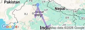 India Tiger Safari Experience, Ranthambore & Bandhavgarh Map