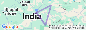 Bandhavgarh & Kanha National Park Tiger Safari Experience Map