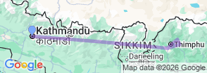 Nepal and Bhutan Experience Map