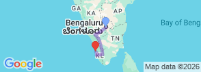 Karnataka to Kerala Wildlife & Backwaters Map