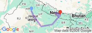 Images of India & Nepal Map