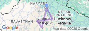 Iconic India with Ranthambore Tiger Safari Map
