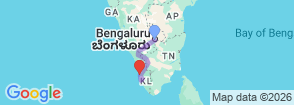 Southern India Heritage & Nagarhole Wildlife Tour Map